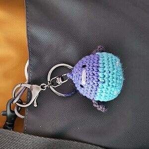 Indigo Bunting Keychain